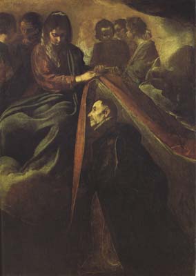 Diego Velazquez La Vierge imposant la chasuble a saint IIdefonse df02)